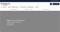 Desktop Screenshot of medicalcityfortworth.com
